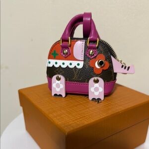 Colorful Elephant Mini Handbag / key chain